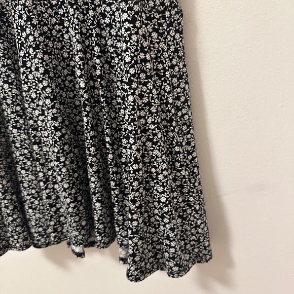 NWT Free People Check It Mini Dress in Black Floral Combo | Size Large - Picture 5 of 12